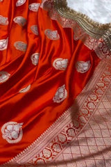Mashru Silk Banarasi Saree image 1