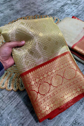 Banarasi Soft Tissue Silk Saree image 1