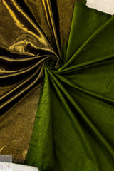 Golden Olive Pure Maslite Cotton Saree
