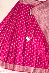 Rani Pink Kattan Silk Saree
