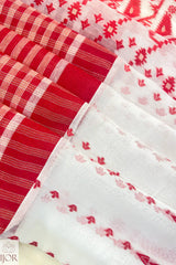 Padma - Red and White Pure Jamdani