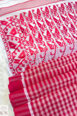 Padma - Red and White Pure Jamdani
