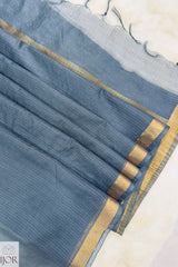 Samudra Pure Kota Silk Blue Color