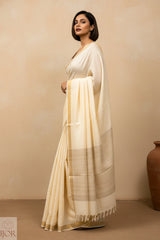 Shubhra - Pure Kota Silk Off-White Color