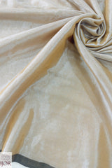 Sandalwood Glow Raga Tissue Saree