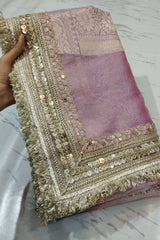 Banarasi Glass Tissue Silk Saree image 3