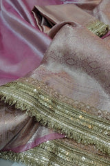 Banarasi Glass Tissue Silk Saree