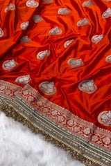 Mashru Silk Banarasi Saree image 2