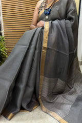 Sanjh Pure Kota Silk Grey Color