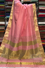 Beautiful Handloom Chex Saree image 0