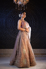 Plum Lavender Lehenga image 4