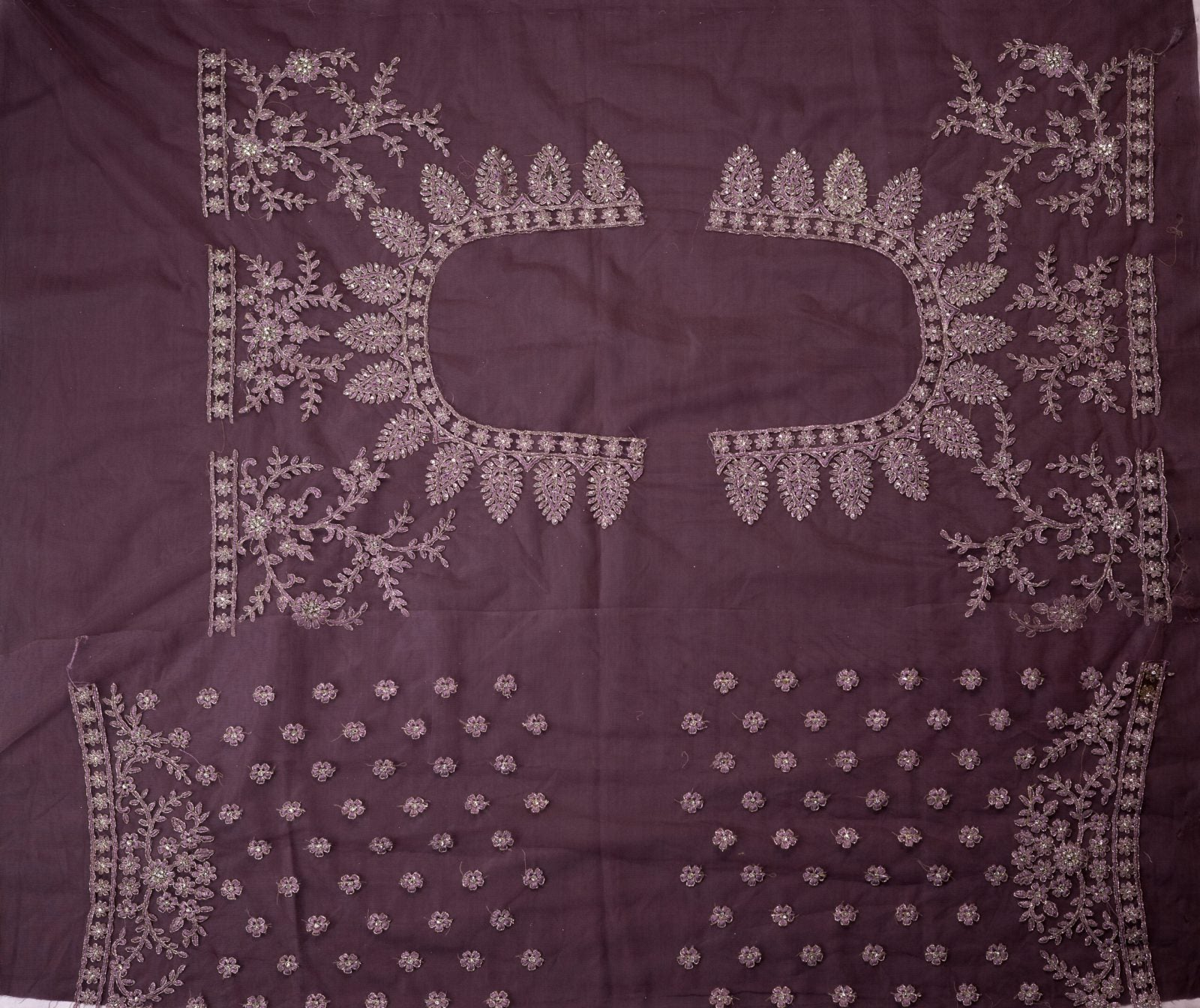 Mauve Sequin Lehenga image 5