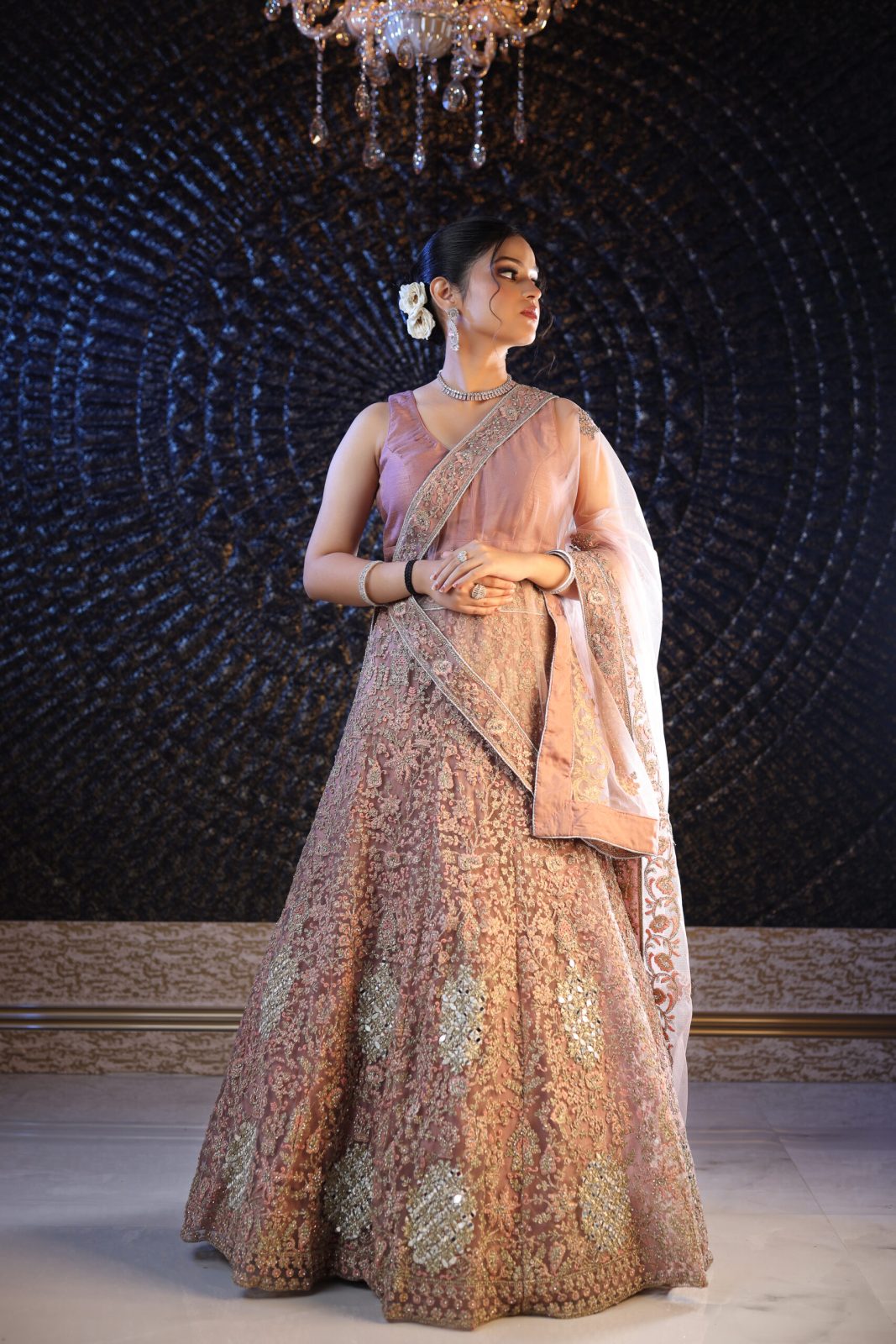 Plum Lavender Lehenga image 2