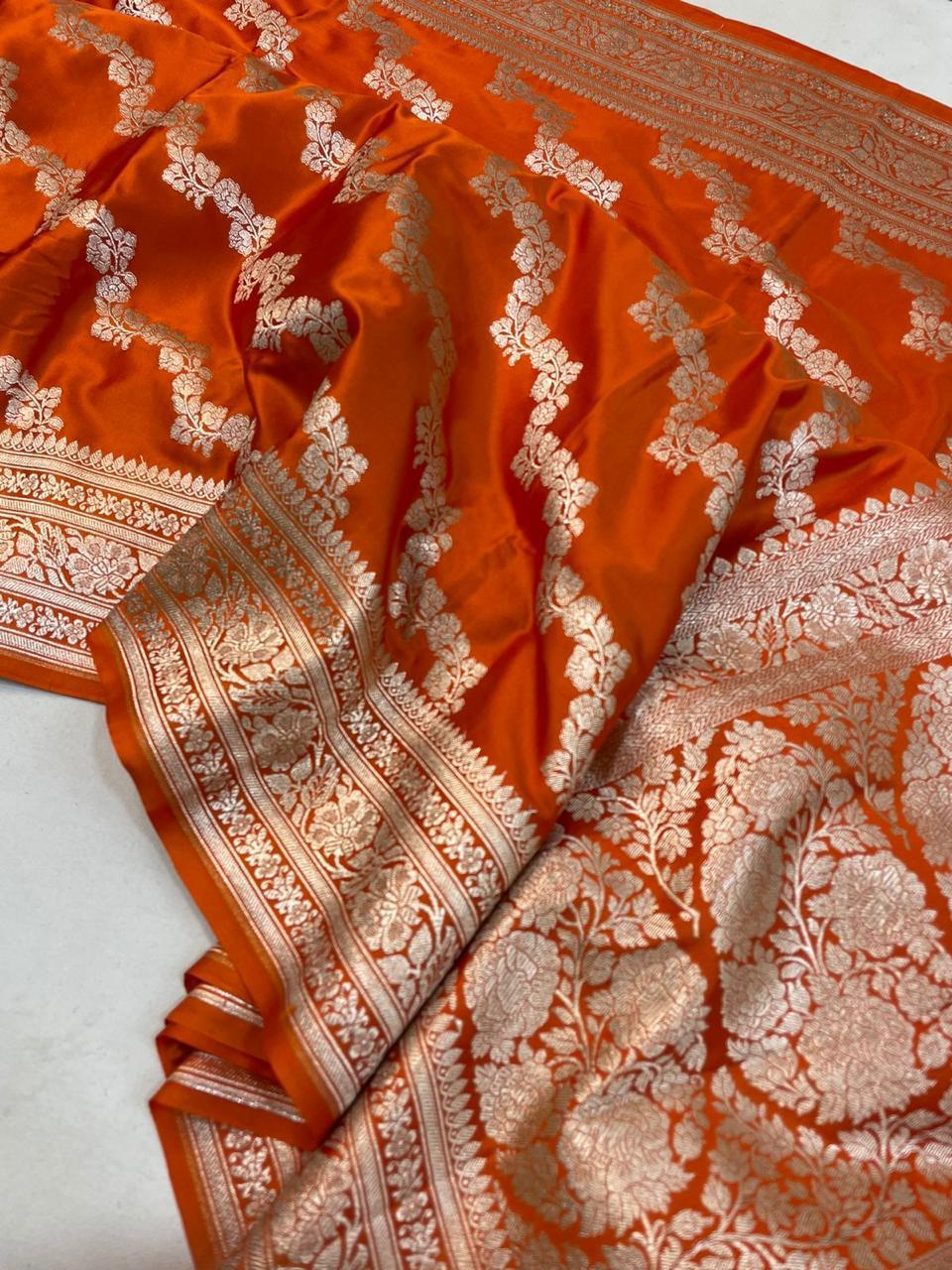 Mashru Silk Sarees vintage ada with blouse