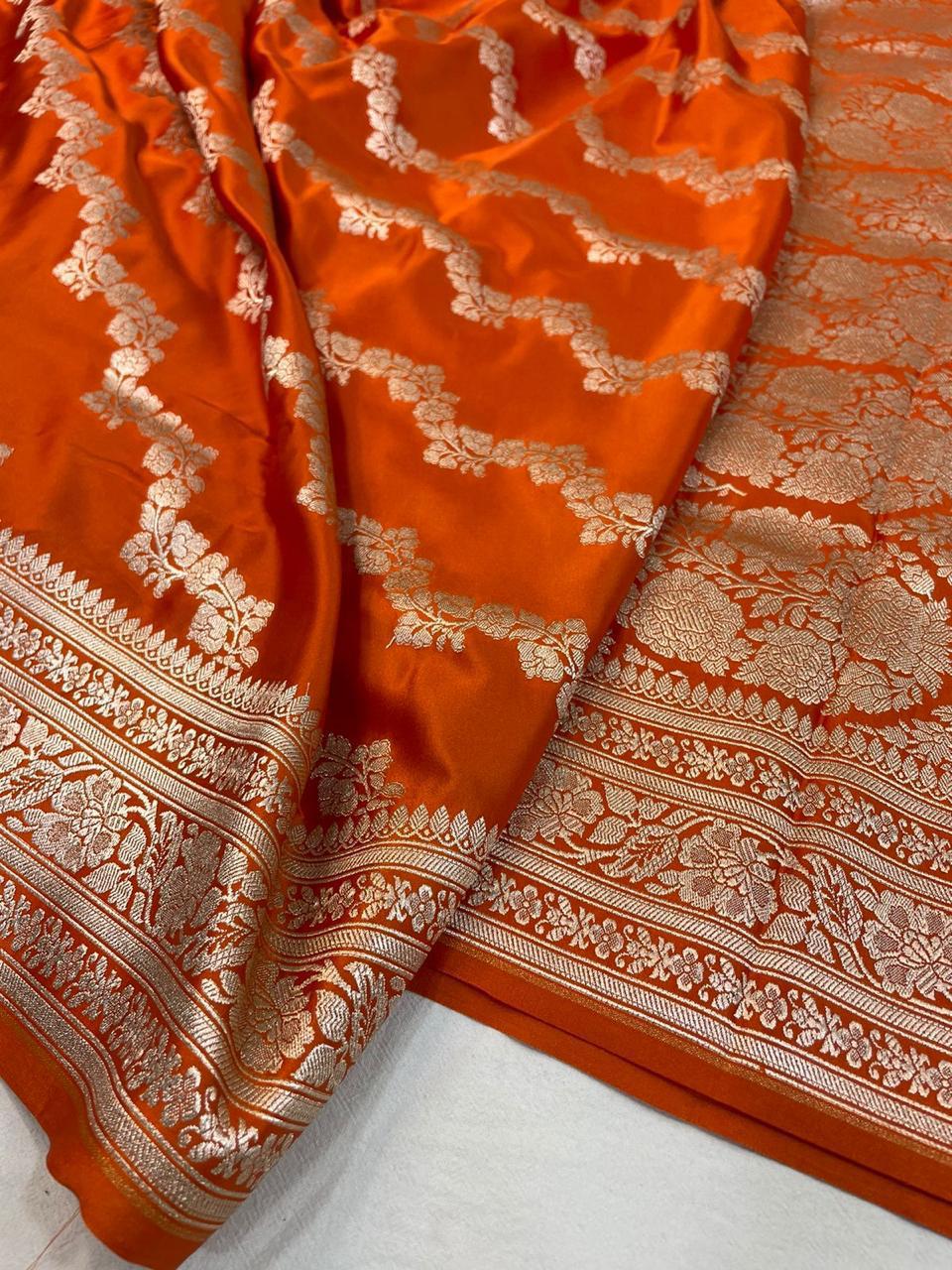 Mashru Silk Sarees vintage ada with blouse