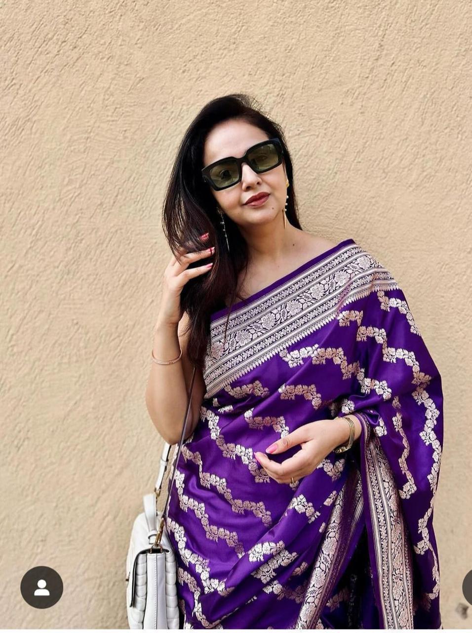 Mashru Silk Sarees vintage ada with blouse