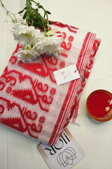 Padma - Red and White Pure Jamdani