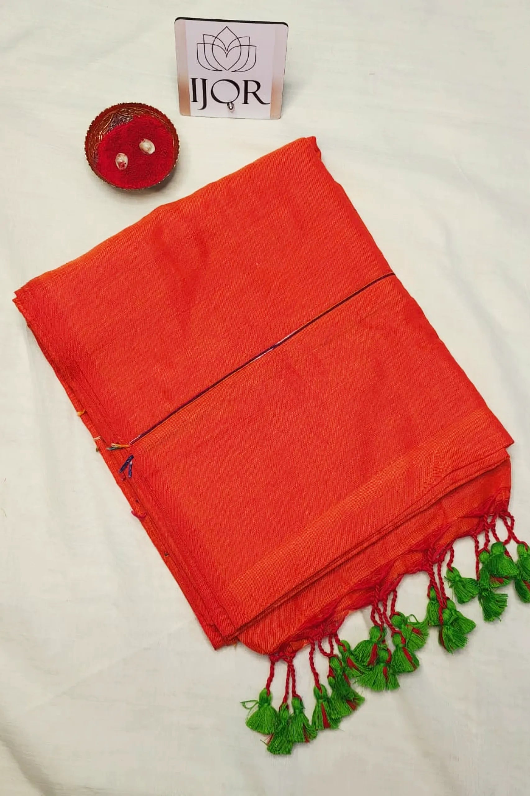 Arunya - Pure Khadi Cotton Rustic Orange