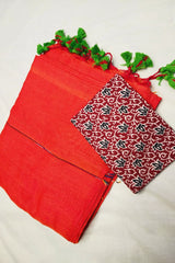 Arunya - Pure Khadi Cotton Rustic Orange