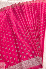 Rani Pink Kattan Silk Saree