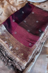 Banarasi Soft Maharani Glass Tissue Silk Saree image 0