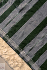 Prathama  Pure Cotton Green Saree | Cotton Saree IJOR