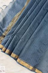 Samudra Pure Kota Silk Blue Color