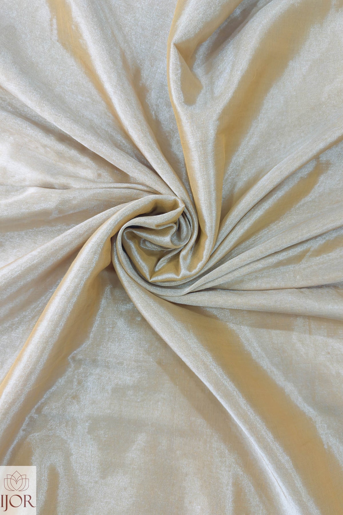 Sandalwood Glow Raga Tissue Saree
