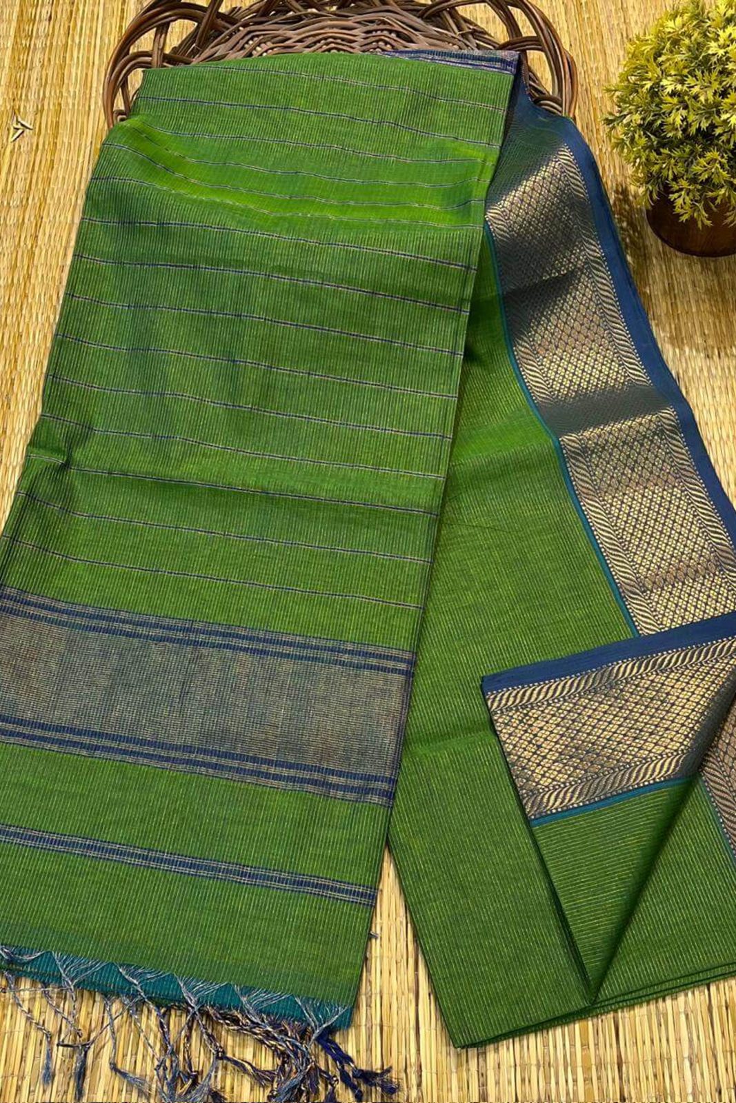 Authentic Maheshwari Handloom Saree image 0