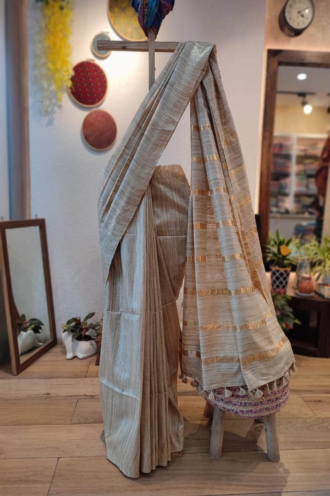 Pure Tussar Gichha Silk image 0