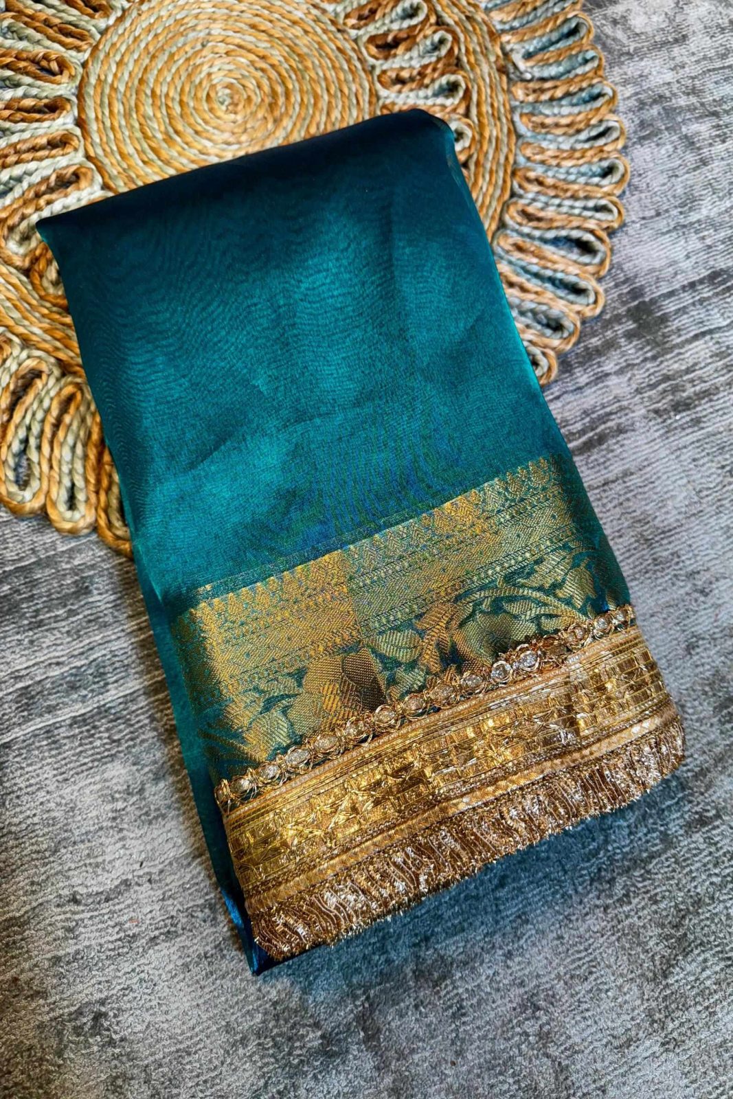 Banarasi Soft Glass Tissue Silk Saree image 5
