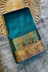 Banarasi Soft Glass Tissue Silk Saree image 5