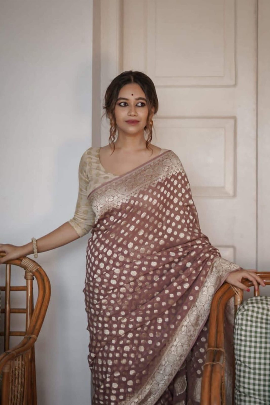 Banarasi Soft Georgette Silk image 6