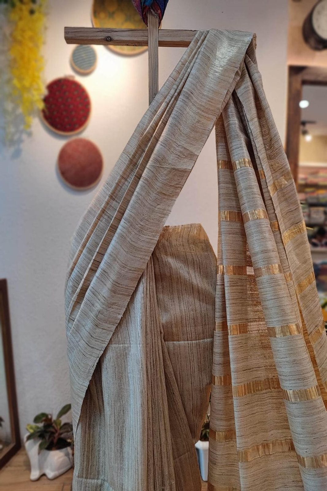 Pure Tussar Gichha Silk image 6