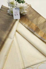 Shubhra - Pure Kota Silk Off-White Color