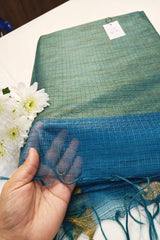 Samudra Pure Kota Silk Blue Color