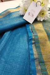 Samudra Pure Kota Silk Blue Color