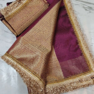 Banarasi Soft Glass Tissue Silk Saree