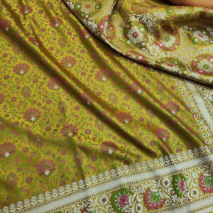 Mashru Silk Tanchui Banarasi Saree