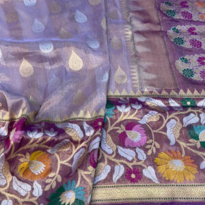 Paithani Banarasi Kattan Tissue Saree