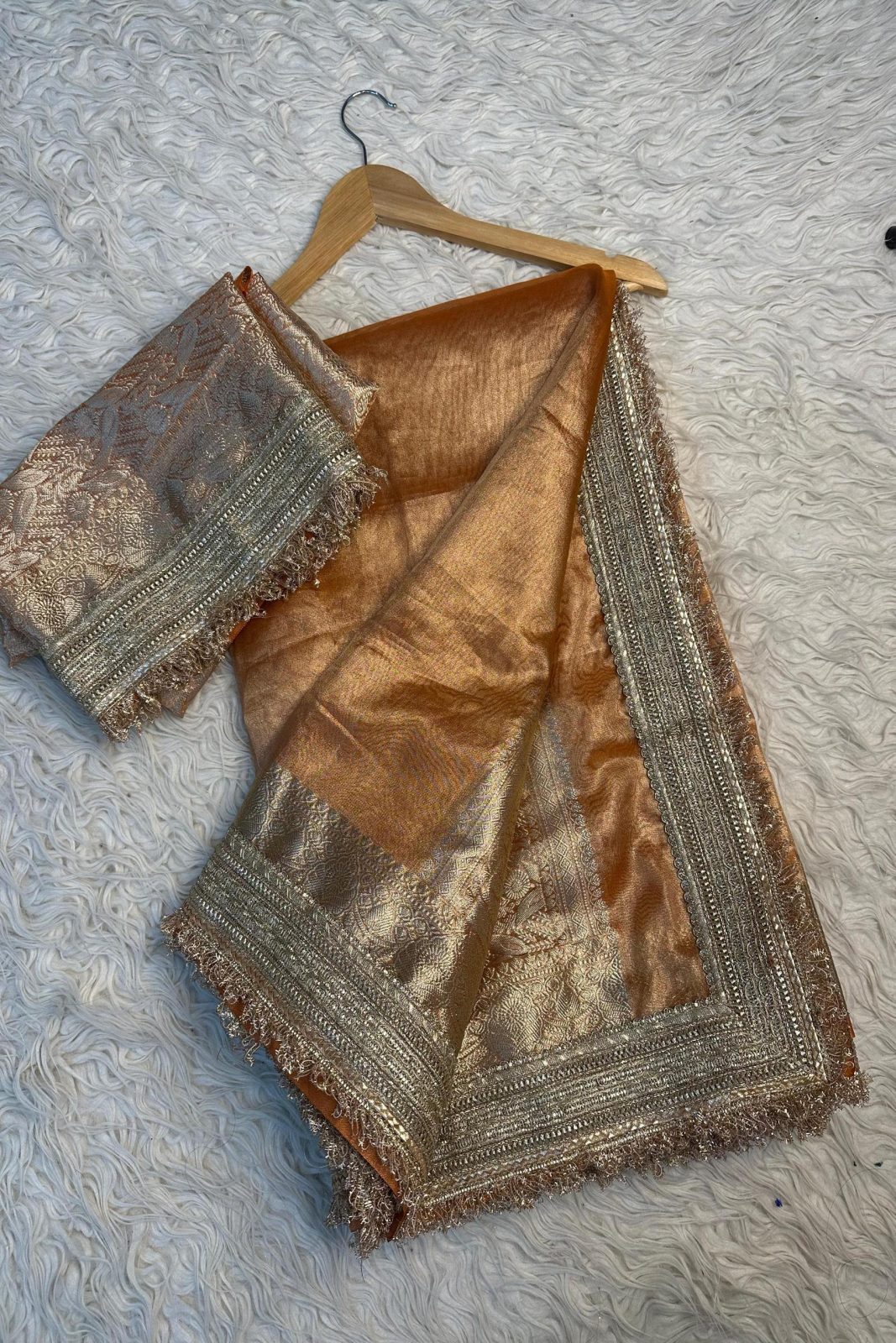 Banarasi Soft Tissue Silk Maharani Saree