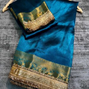 Banarasi Soft Glass Tissue Silk Saree