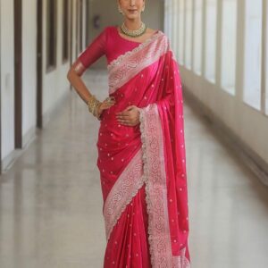 Banarasi Soft Pure Mashru Silk Saree