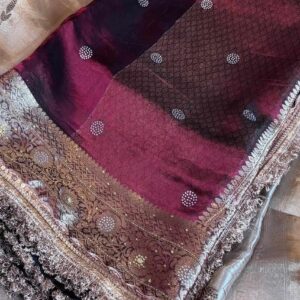 Banarasi Soft Maharani Glass Tissue Silk Saree