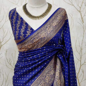 Pure Khadi Crepe Georgette Silk Saree